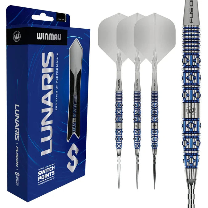 LUNARIS TAPERED SWITCH POINT 90% TUNGSTEN STEEL TIP DARTS