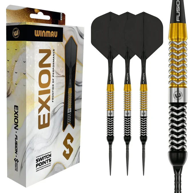 EXION PARALLEL SP 90% TUNGSTEN STEEL TIP DARTS