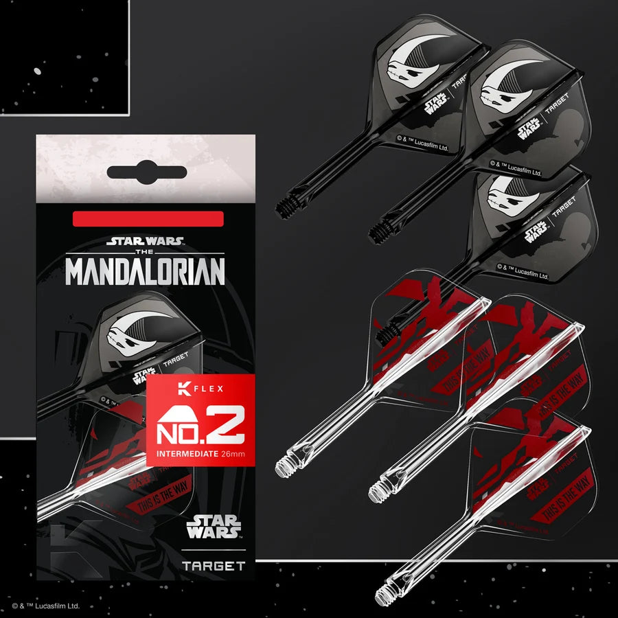 STAR WARS™ | TARGET MANDALORIAN K-FLEX INTEGRATED FLIGHTS AND SHAFTS MULTIPACK