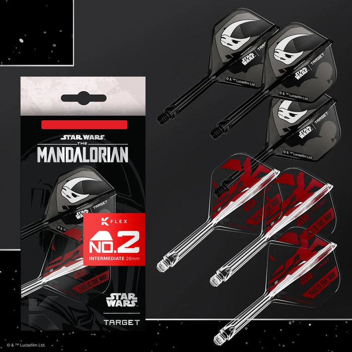 STAR WARS™ | TARGET MANDALORIAN K-FLEX INTEGRATED FLIGHTS AND SHAFTS MULTIPACK