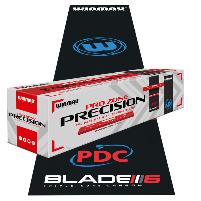 WINMAU PRECISION DART MAT WITH OCHE PVC