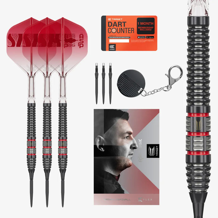 NATHAN ASPINALL 95K 95% TUNGSTEN STEEL TIP DARTS