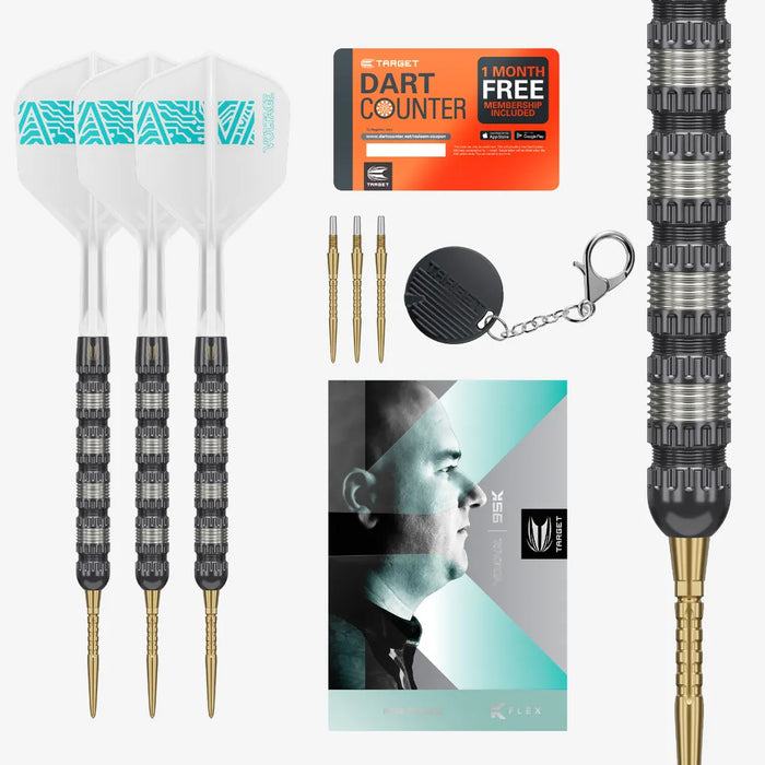 ROB CROSS 95K 95% TUNGSTEN SP STEEL TIP DARTS