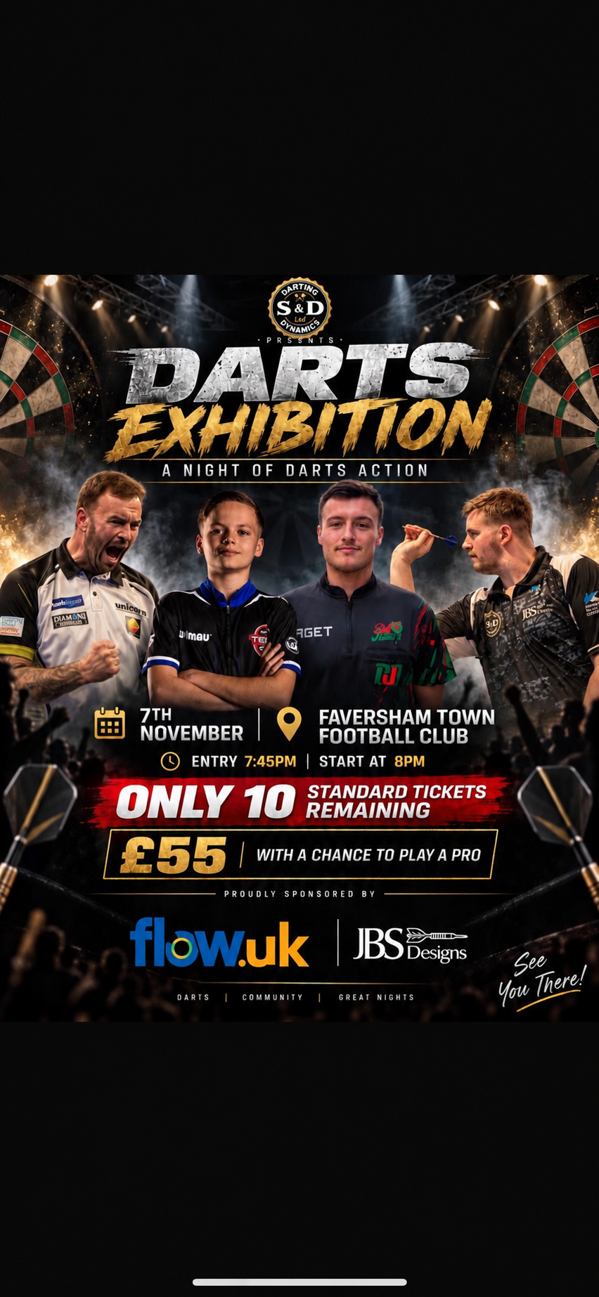 Darts Exhibition 7th November 2026
