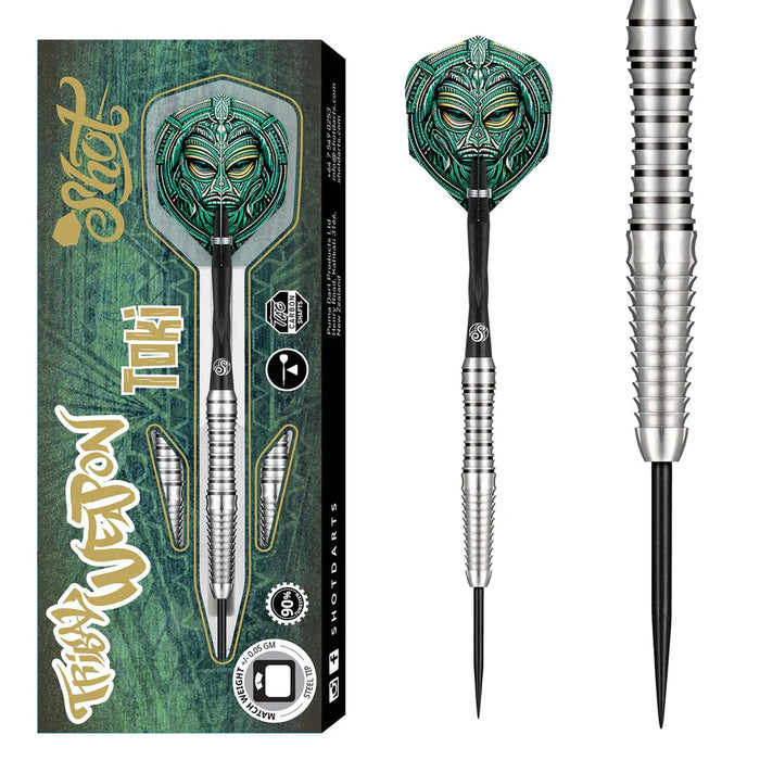 SHOT TRIBAL WEAPON DARTS STEEL TIP 90% TUNGSTEN TOKI