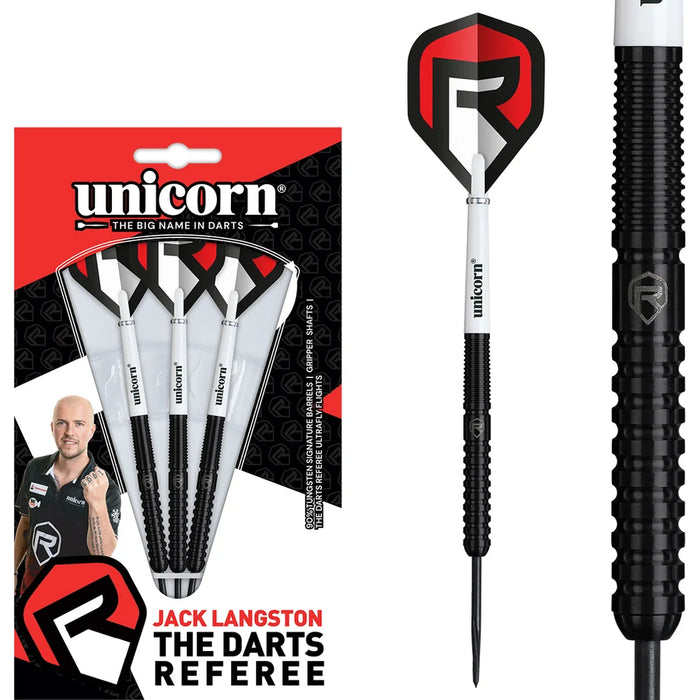 UNICORN DARTS REFEREE 90% TUNGSTEN STEEL TIP DARTS