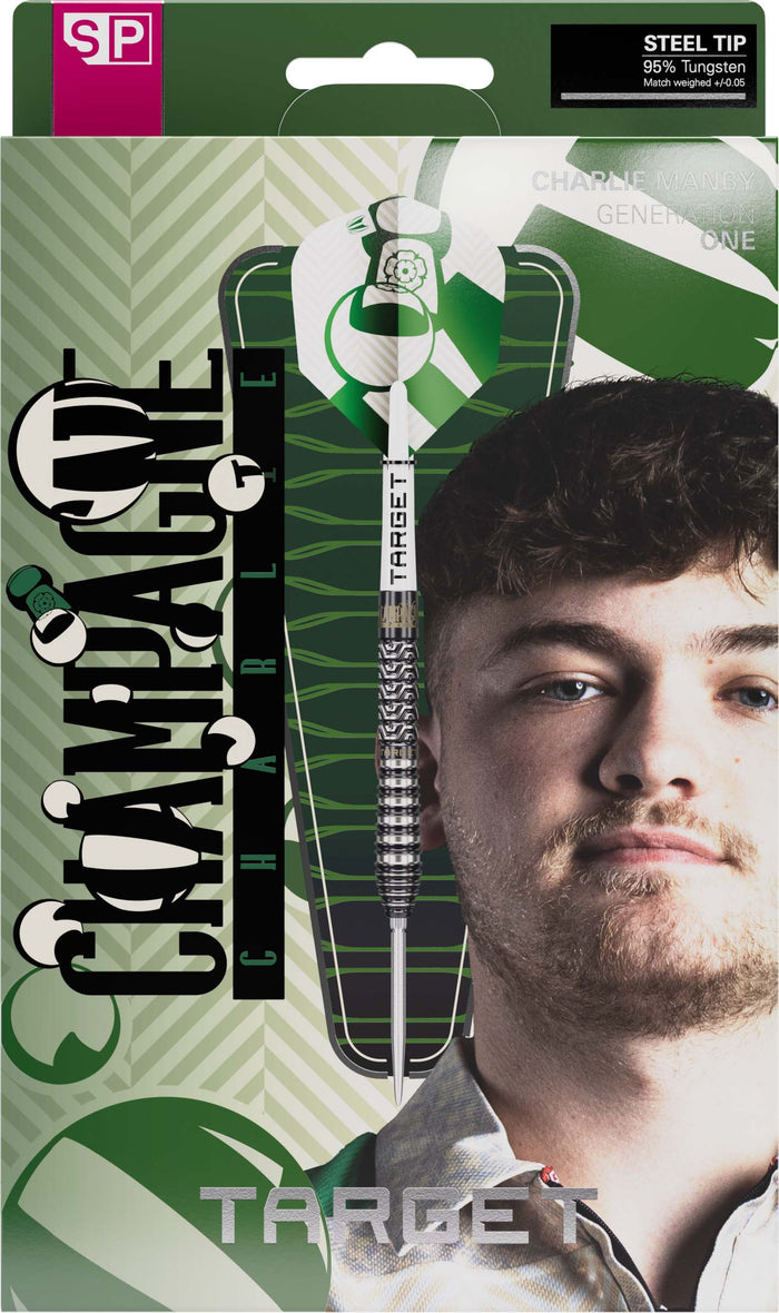 Charlie Manby 95% SP steel tip darts