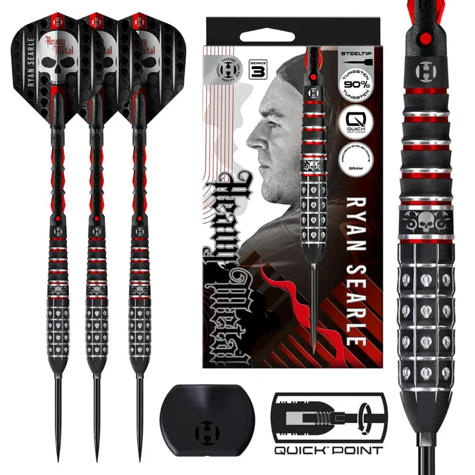 RYAN SEARLE SERIES 3 QP 90% TUNGSTEN STEEL TIP DARTS