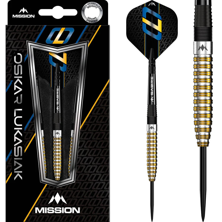 MISSION OSKAR LUKASIAK DARTS STEEL TIP 95%