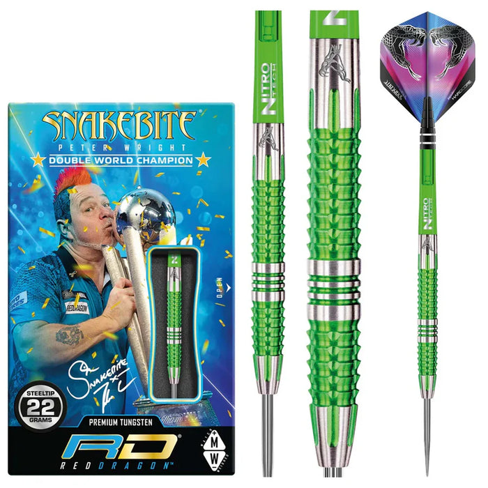 PETER WRIGHT MAMBA 2 90% TUNGSTEN STEEL TIP DARTS
