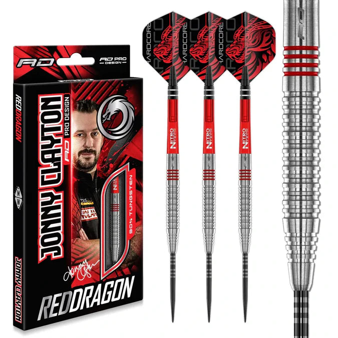 JONNY CLAYTON ORIGINAL 2.0 90% TUNGSTEN STEEL TIP DARTS