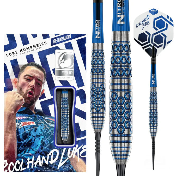 LUKE HUMPHRIES TX5 90% STEEL TIP DARTS