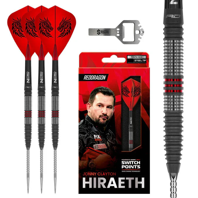 JONNY CLAYTON HIRAETH SP 90% TUNGSTEN STEEL TIP DARTS