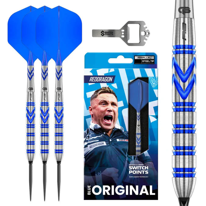 GERWYN PRICE BLUE ORIGINALS SP 90% TUNGSTEN STEEL TIP DARTS