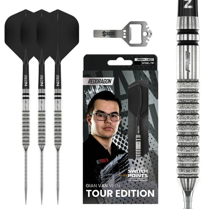 GIAN VAN VEEN TOUR EDITION SP 90% TUNGSTEN STEEL TIP DARTS