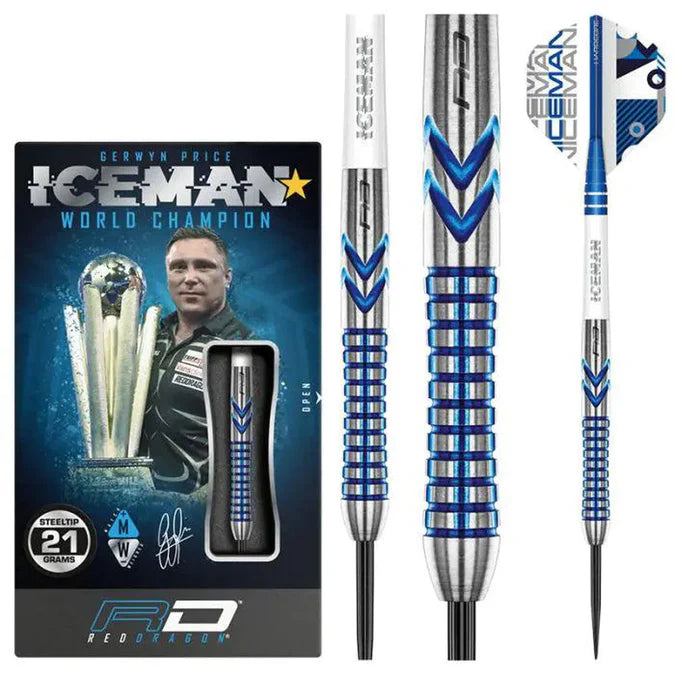 GERWYN PRICE CONTOUR 90% TUNGSTEN STEEL TIP DARTS