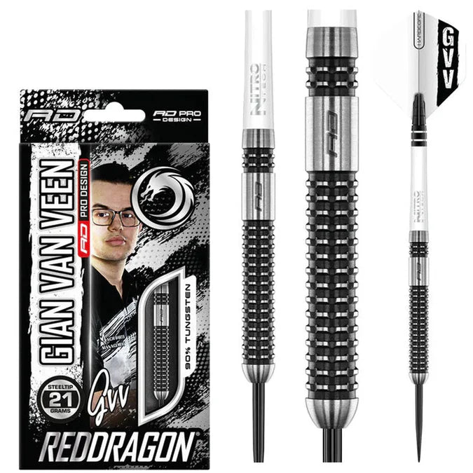 GIAN VAN VEEN AXIS SE 90% TUNGSTEN STEEL TIP DARTS
