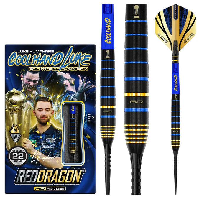 LUKE HUMPHRIES TX4 AVENGER 90% TUNGSTEN STEEL TIP DARTS