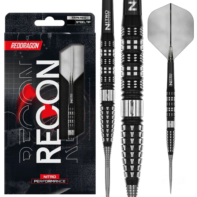 RECON TAPERED 90% TUNGSTEN STEEL TIP DARTS