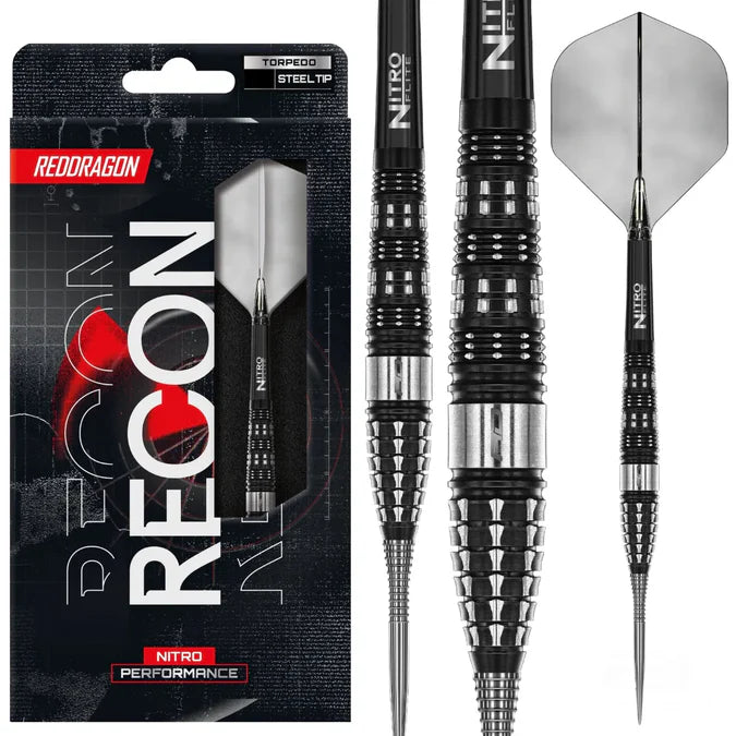 RECON TORPEDO 90% TUNGSTEN STEEL TIP DARTS