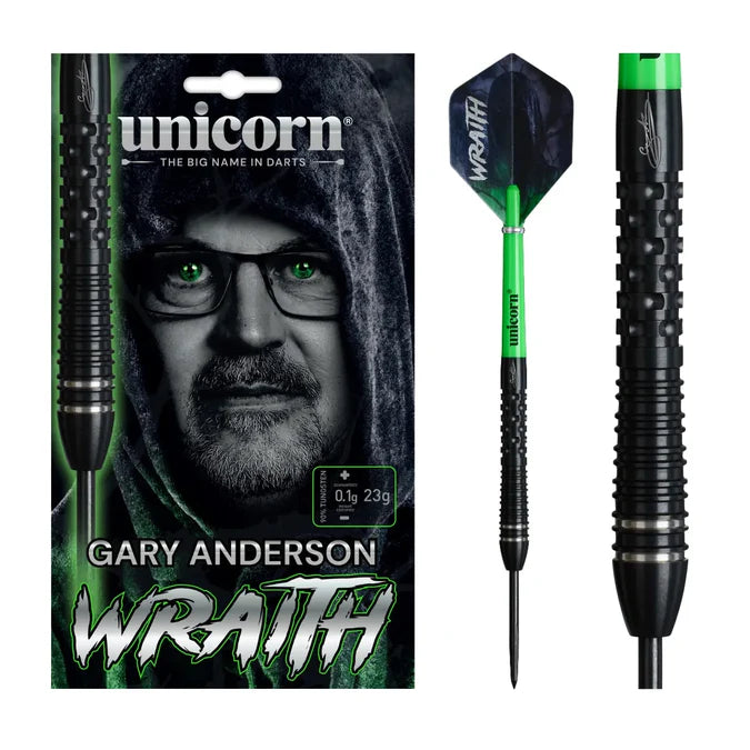 GARY ANDERSON PHASE 6 WRAITH 90% TUNGSTEN STEEL TIP DARTS