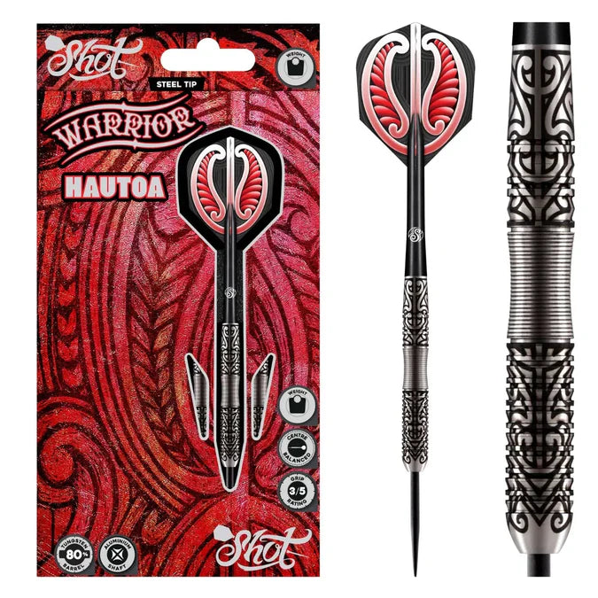 WARRIOR HAUTOA 80% TUNGSTEN STEEL TIP DARTS