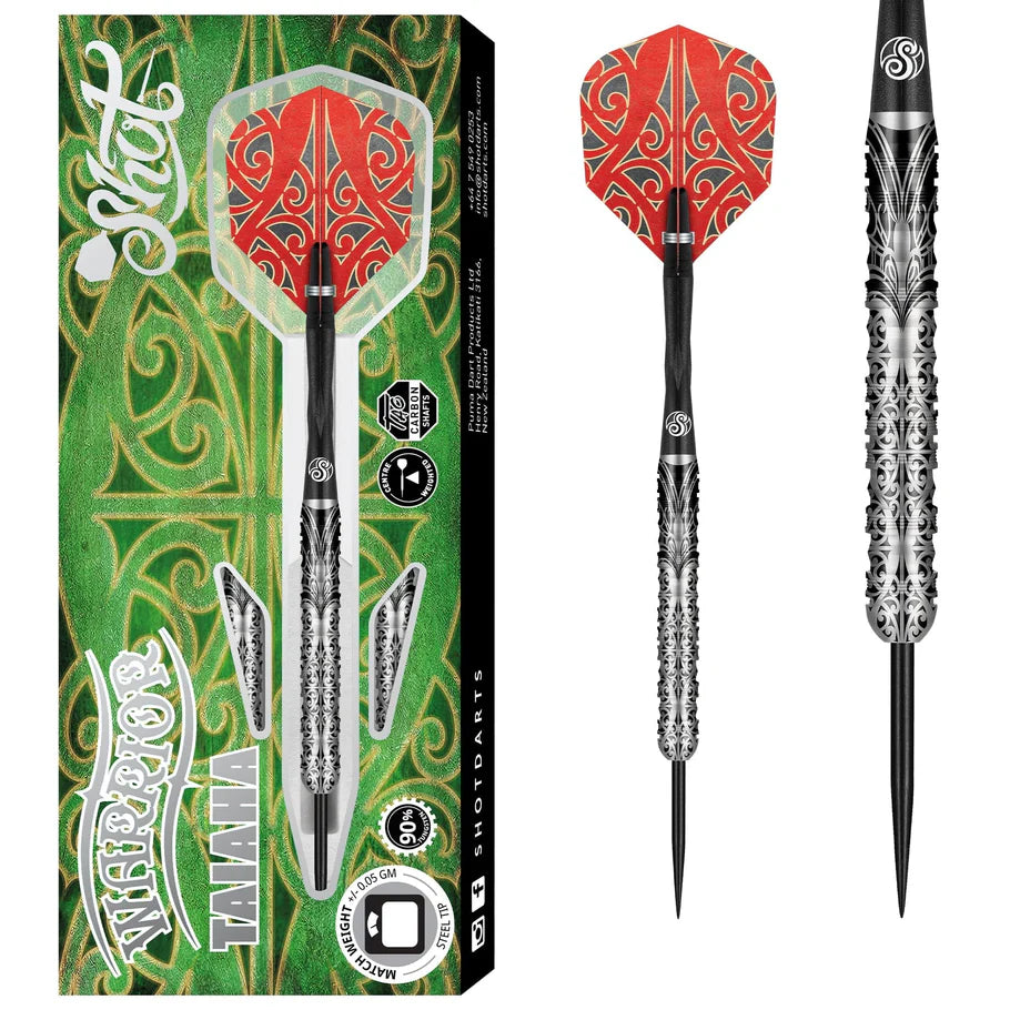 SHOT WARRIOR DARTS STEEL TIP  90% TUNGSTEN TAIAHA