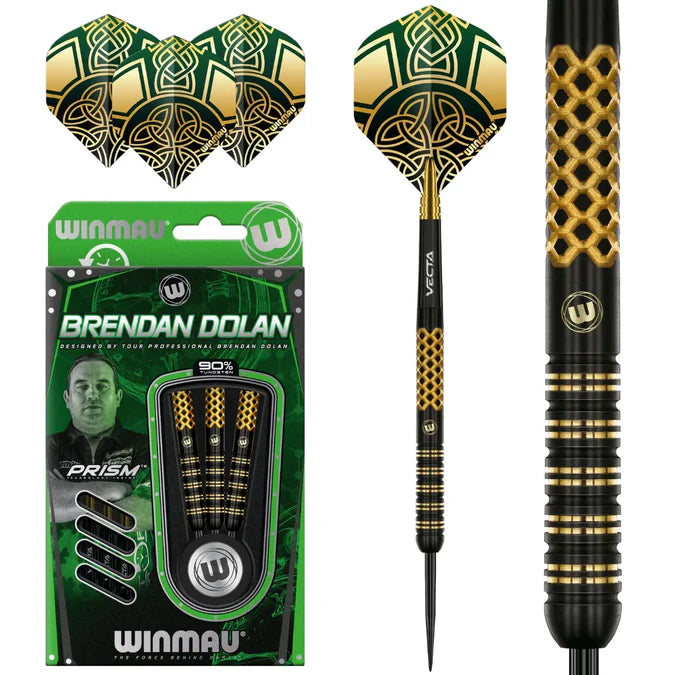 BRENDAN DOLAN SIGNATURE SERIES 90% TUNGSTEN STEEL TIP DARTS