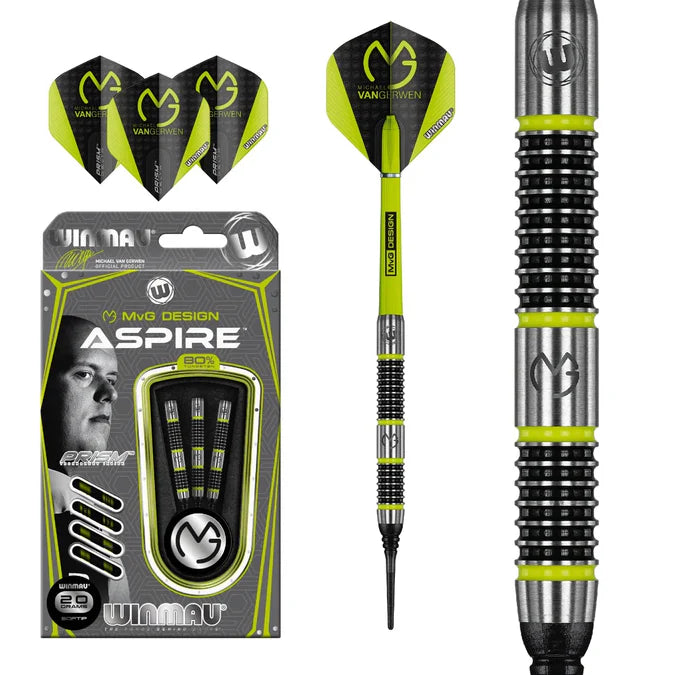 MVG ASPIRE 80% STEEL TIP DARTS