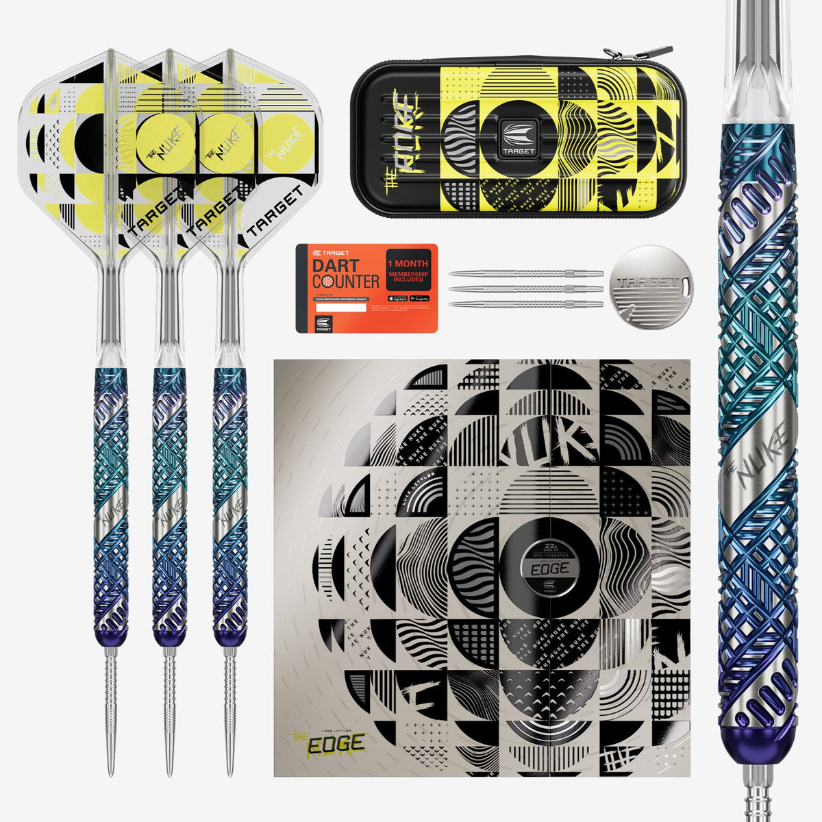 TARGET LUKE LITTLER EDGE 95% TUNGSTEN SP STEEL TIP DARTS